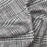 Black Houndstooth Knit, Poly-Viscose — photo 3