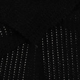 White Vertical-Stripe Chenille, Polyester — photo 3