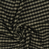 Black Horizontal-Stripe Jacquard, Poly-Viscose — photo 3
