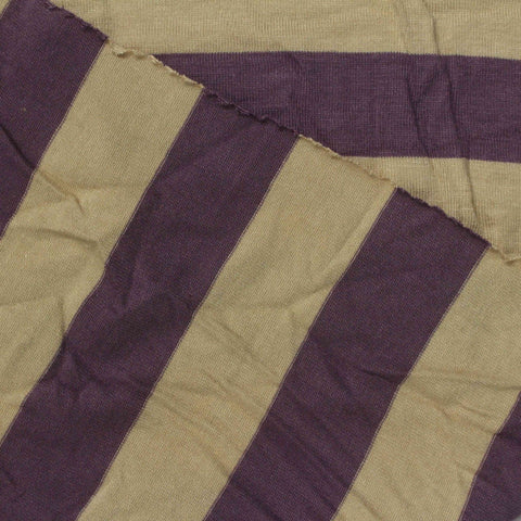 Purple Horizontal-Stripe Knit, 170 gsm