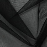 Mesh Fabric, 25 gsm, 155 cm — Black — photo 3