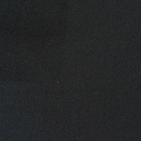 Polyester Stretch Scuba Knit Fabric, 360 gsm — Black