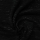 Black Marl French Terry, Viscose-Poly — photo 3