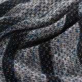 Blue Marl Chunky Knit, Polyester — photo 3