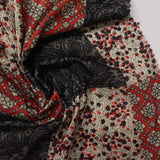 Red Paisley Knit, Polyester — photo 3