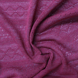 Magenta Dots Jacquard, Viscose-Nylon — photo 3
