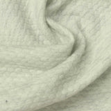 Jacquard Polyester Stretch Knit Fabric, 300 gsm, 180 cm — White — photo 3