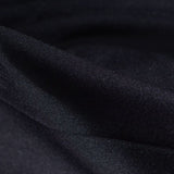 100% Polyester Interlock Knit Fabric, 250 gsm, 155 cm — Black — photo 3