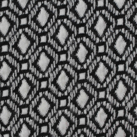 Dark Grey Marl Jacquard, Polyester, 271 gsm