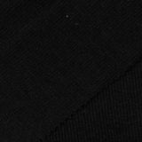 Rib Knit Fabric, 332 gsm, 140 cm — Black — photo 3