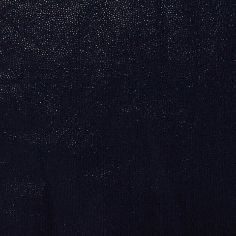 Cotton Stretch Knit Fabric, 207 gsm, 170 cm — Navy