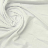 Polyester Stretch Milk Silk Knit Fabric, 200 gsm, 170 cm — White — photo 3