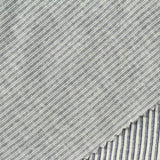 Blue Vertical-Stripe Crepe, Cotton-Poly — photo 3