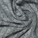 Grey Marl Rib Knit, Viscose-Poly — photo 3