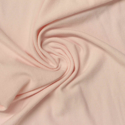 Polyester Stretch Milk Silk Knit Fabric, 195 gsm, 170 cm — Beige
