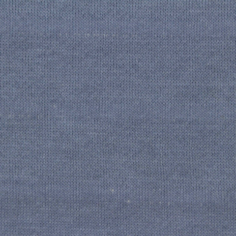 Light Blue Stripes French Terry, Cotton