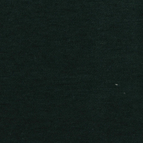 Brushed Polyester Cotton Stretch Knit Fabric, 250 gsm, 180 cm — Green