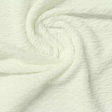 Jacquard Polyester Stretch Knit Fabric, 270 gsm, 158 cm — Beige — photo 3