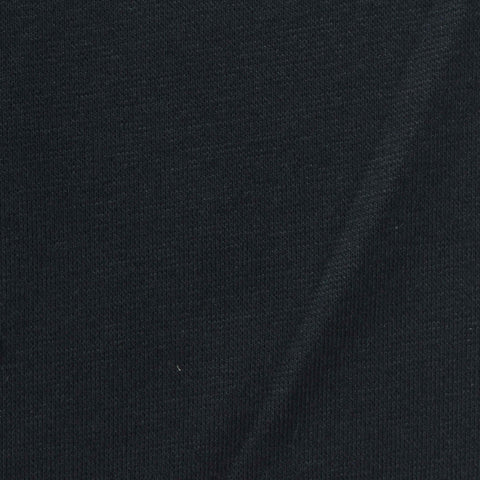 Cotton Polyester Stretch Rib Knit Fabric, 320 gsm, 160 cm — Navy
