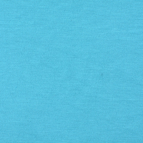 Viscose Stretch Jersey Knit Fabric, 206 gsm, 165 cm — Blue