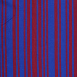 Striped Polyester Viscose Jersey Knit Fabric, 140 gsm, 150 cm — Blue