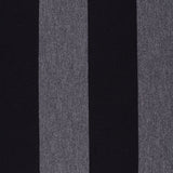 Black Vertical-Stripe French Terry, Viscose