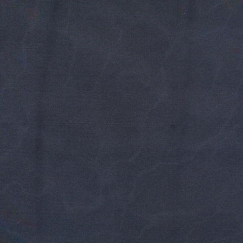 Polyester Stretch Milk Silk Knit Fabric, 140 gsm, 155 cm — Navy