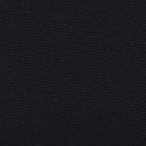 Polyester Stretch Chunky Knit Fabric, 600 gsm, 140 cm — Black