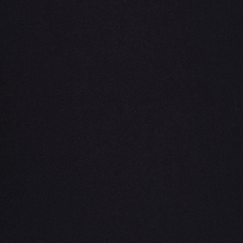 Polyester Stretch ITY Knit Fabric, 210 gsm, 155 cm — Black, ref EF-3123