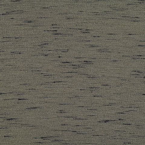 Khaki Flecks Jersey Knit, Viscose-Poly