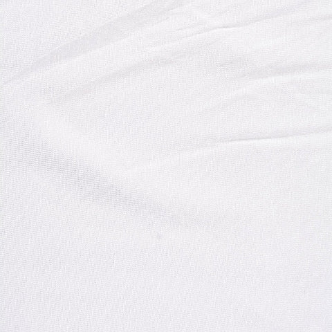 Viscose Stretch Jersey Knit Fabric, 158 gsm, 165 cm — White