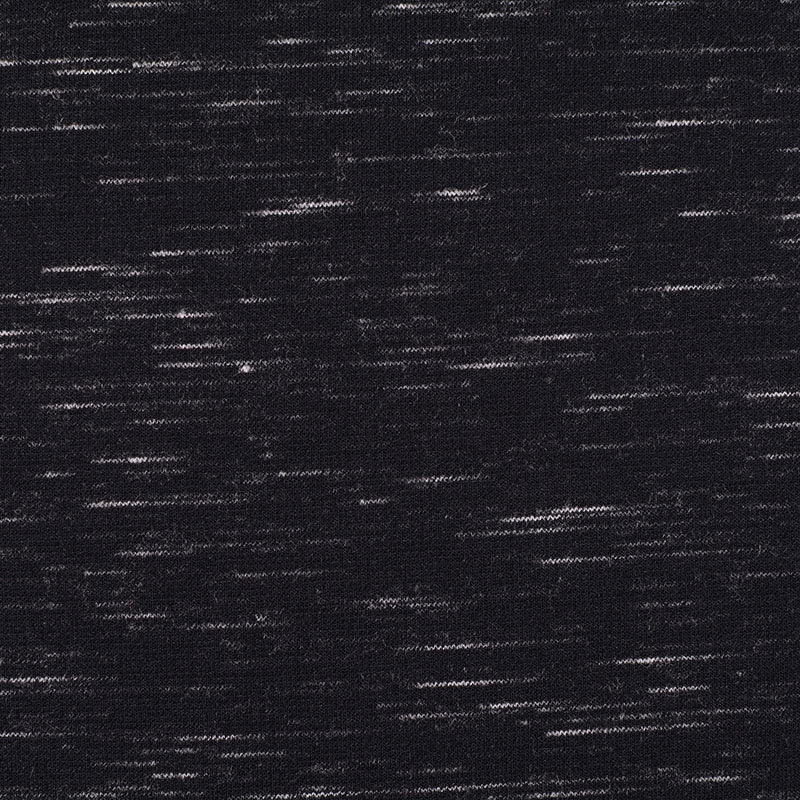 Black Marl Ponte Knit, Polyester, 295 gsm