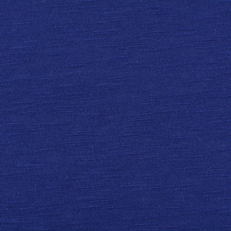 Slub 100% Polyester Jersey Knit Fabric, 149 gsm, 157 cm — Navy