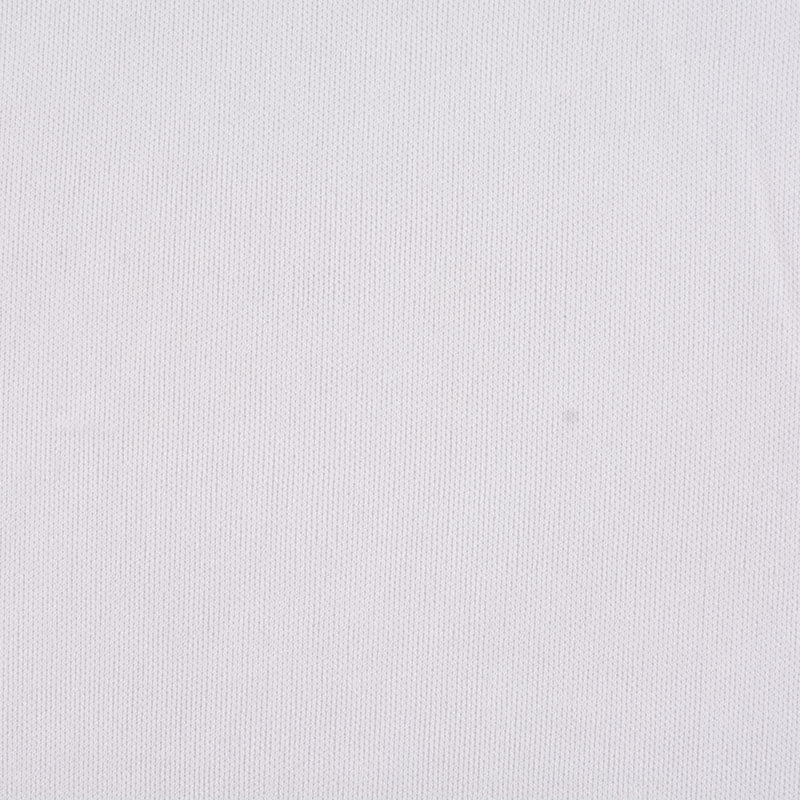 100% Polyester Interlock Knit Fabric, 105 gsm, 165 cm — White