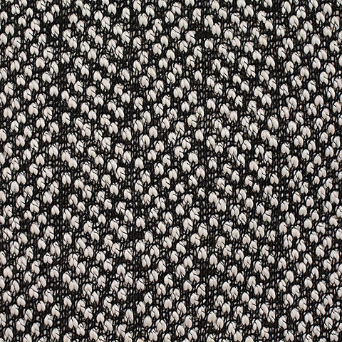 Black Textured Chunky Knit, Polyester, 360 gsm