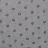 Dark Grey Dots Knit, Poly-Viscose