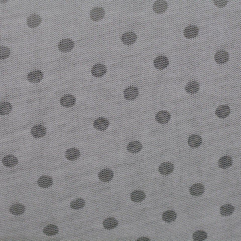 Dark Grey Dots Knit, Poly-Viscose
