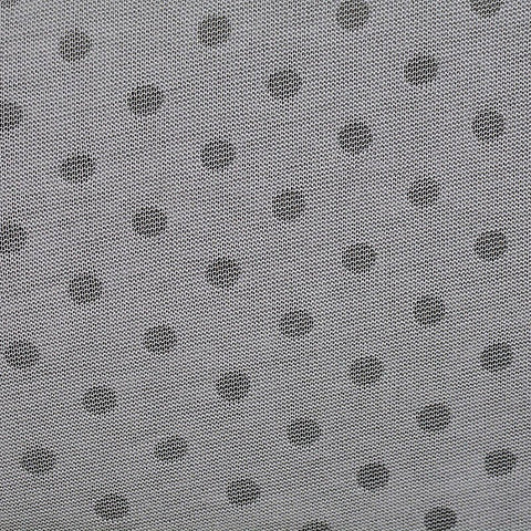 Dark Grey Dots Knit, Poly-Viscose