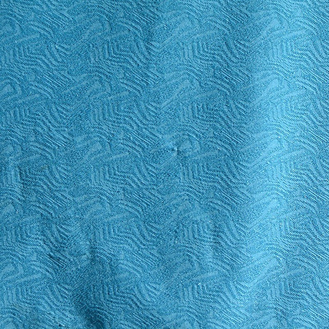 Blue Tone-on-Tone Jacquard, Polyester, 253 gsm