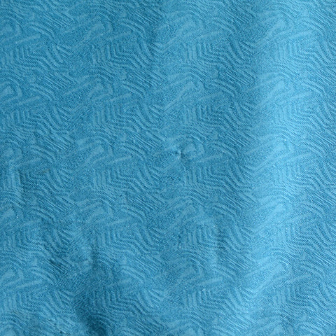 Blue Tone-on-Tone Jacquard, Polyester, 253 gsm
