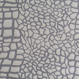 Dark Grey Abstract Jacquard, Acrylic-Poly