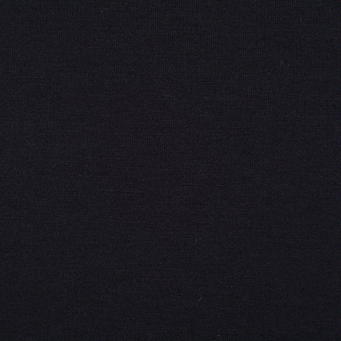 Viscose Stretch Jersey Knit Fabric, 198 gsm, 155 cm — Black