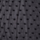 Fine Dotted 100% Polyester Woven Fabric, 87 gsm, 144 cm — Grey