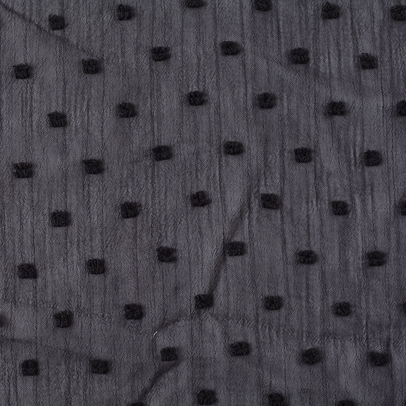 Black Dots Woven, Polyester, 85 gsm