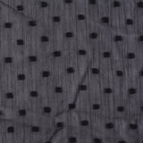 Black Dots Woven, Polyester
