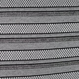 Black Horizontal-Stripe Knit, Polyester — texture
