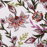 Pink Bold-Floral Crepe, Polyester — texture