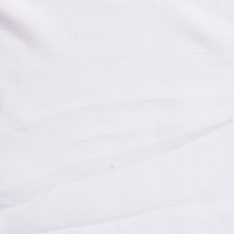 100% Polyester Woven Fabric, 100 gsm, 144 cm — White