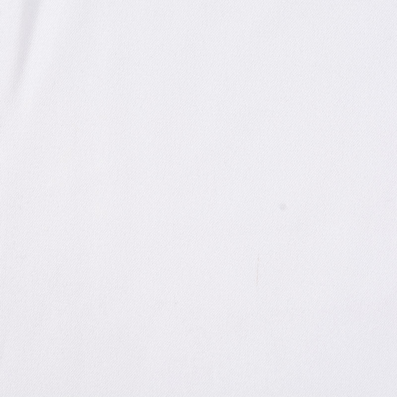Polyester Stretch Linen-Look Fabric, 130 gsm, 150 cm — White