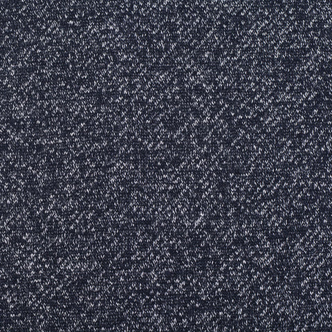 Dark Blue Marl Knit, Poly-Viscose, 260 gsm